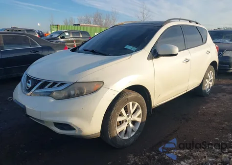 2011 Nissan Murano Sv из США, поврежденный, VIN JN8AZ1MW1BW152792